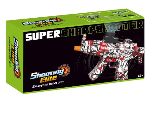 Gel Blaster Gun for Kids - Automatic Electric Water Bead Shooting Water Bomb Toy Gun | Outdoor Game Toy for Boys & Girls - Upto 300 Shots/min, 40-60 ft Range(Multicolor)