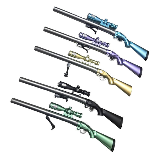 Gun Shape Gel Pen with Torch – Assorted (Pack of 1)