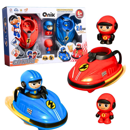 Go Kart Racing Car- 2 Player Dash RC Cars - rechargable