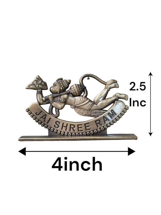 Idol Figure Statue for Showpiece Home Living Room Decor Office Desktop Decoration Car Dashboard, Kids Birthday Party Gift, Resin (Jai Shree RAM)