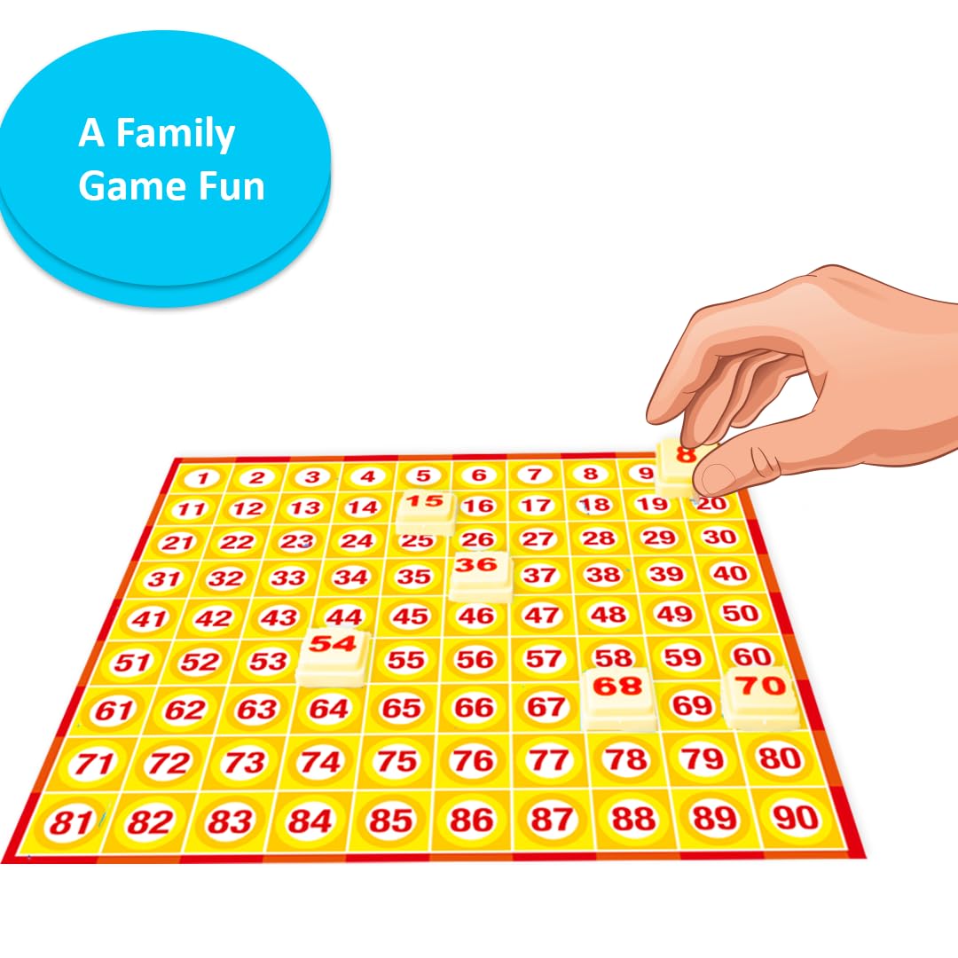 Reusable Housie Game Set – 48 Tickets & Tambola Board