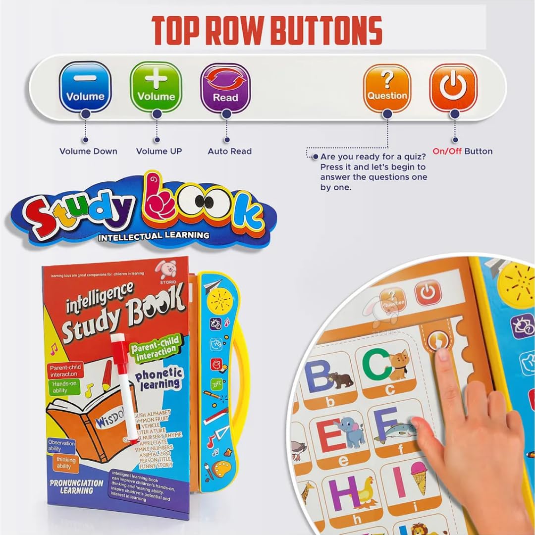 Interactive Sound & Learning Book for Toddlers