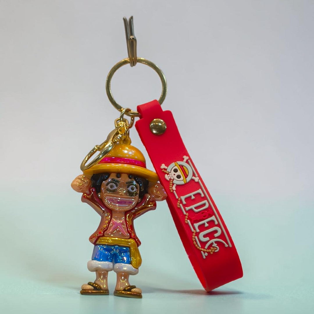 Luffy  Keychain | Metallic Finish Collectible Keyring