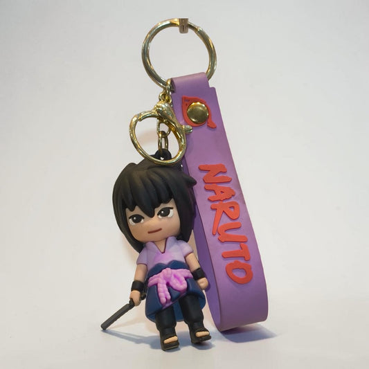 Anime Silicone Character Keychain | Soft Rubber Keyring for Bags & Keys