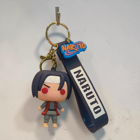 Anime Silicone Character Keychain | Soft Rubber Keyring for Bags & Keys