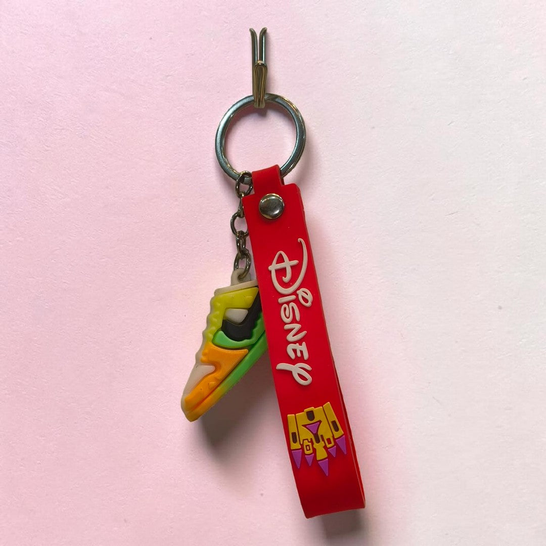 Shoes Character Keychain | Soft Rubber Keyring for Bags & Keys