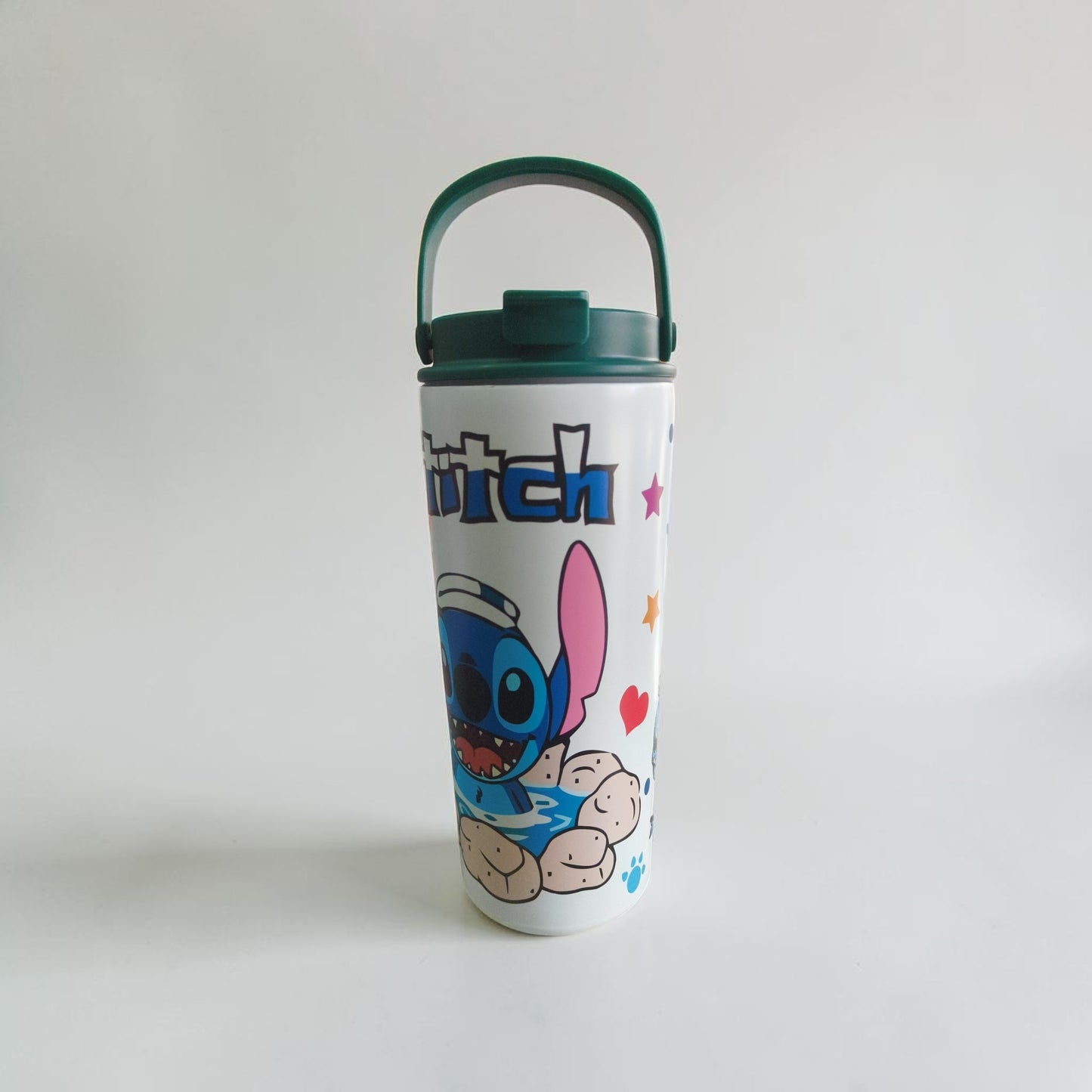 Cute Cartoon Stainless Steel Insulated Water Bottle for Kids with Carry Handle – 750ml