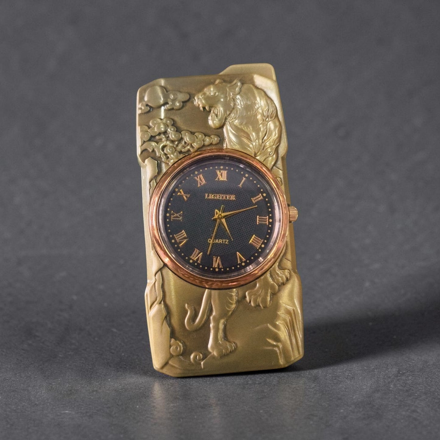 Tiger Quartz Watch Lighter – Premium Refillable Collector Edition