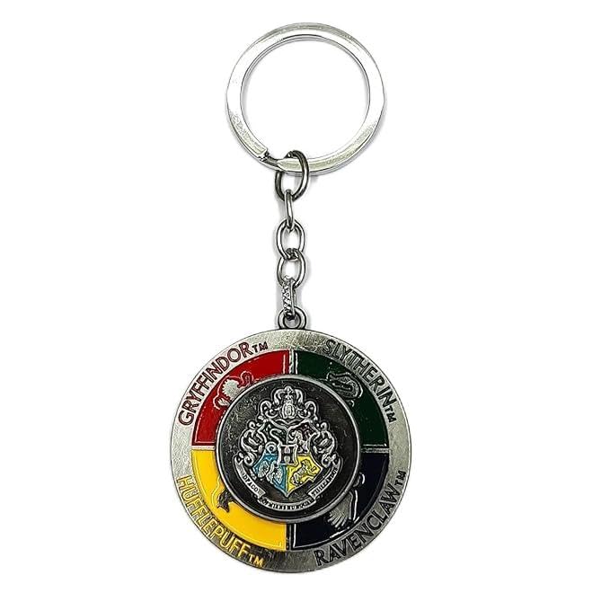 Rotating Metal Keychain for Car & Bike | Metallic Rotating Unique Keychain Keyring for Gifting