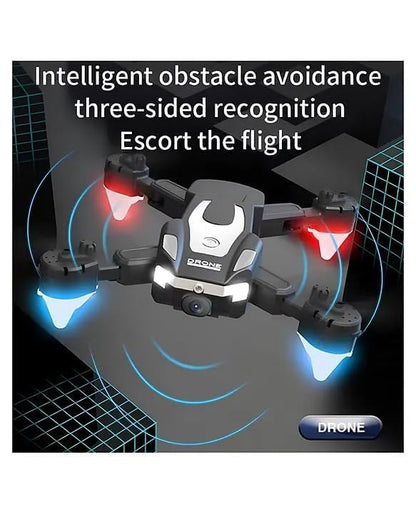 J2 Smart Mini RC Drone with HD Camera, Obstacle Avoidance & LED Lights