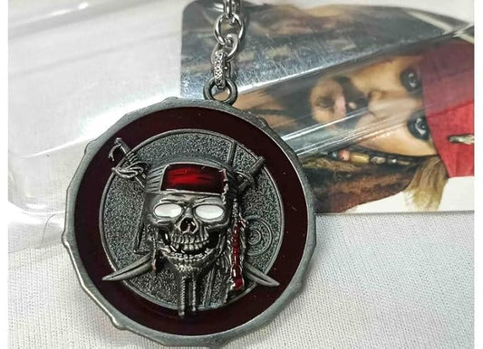 Jack Sparrow Revolving Metal Keychain – Pirates of the Caribbean Collectible