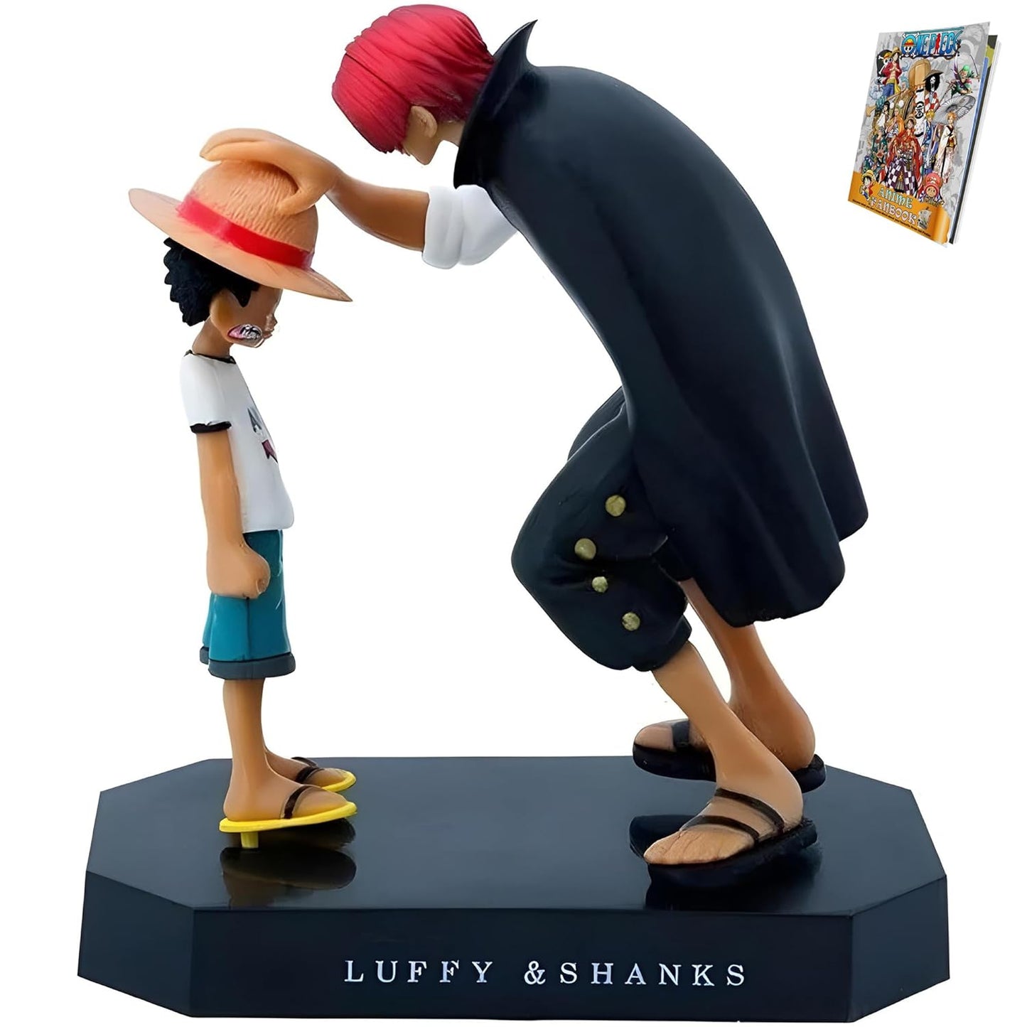 Luffy Shanks Action Figures - Limited Edition Luffy and Shanks Anime Action Figure One Piece Merchandise Figures, Action Figures for Home Decor, Office Table & Study Table Toys [18cm]