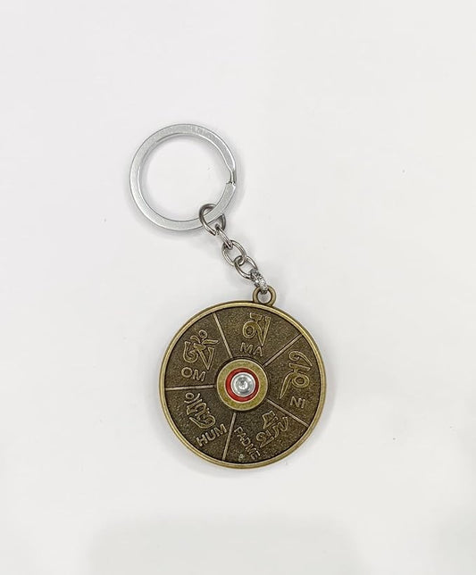 Urban 11 Leh Ladakh Born 2 Ride 3D Motorcycle Keychain – Antique Bronze Rotating Metal Spinner