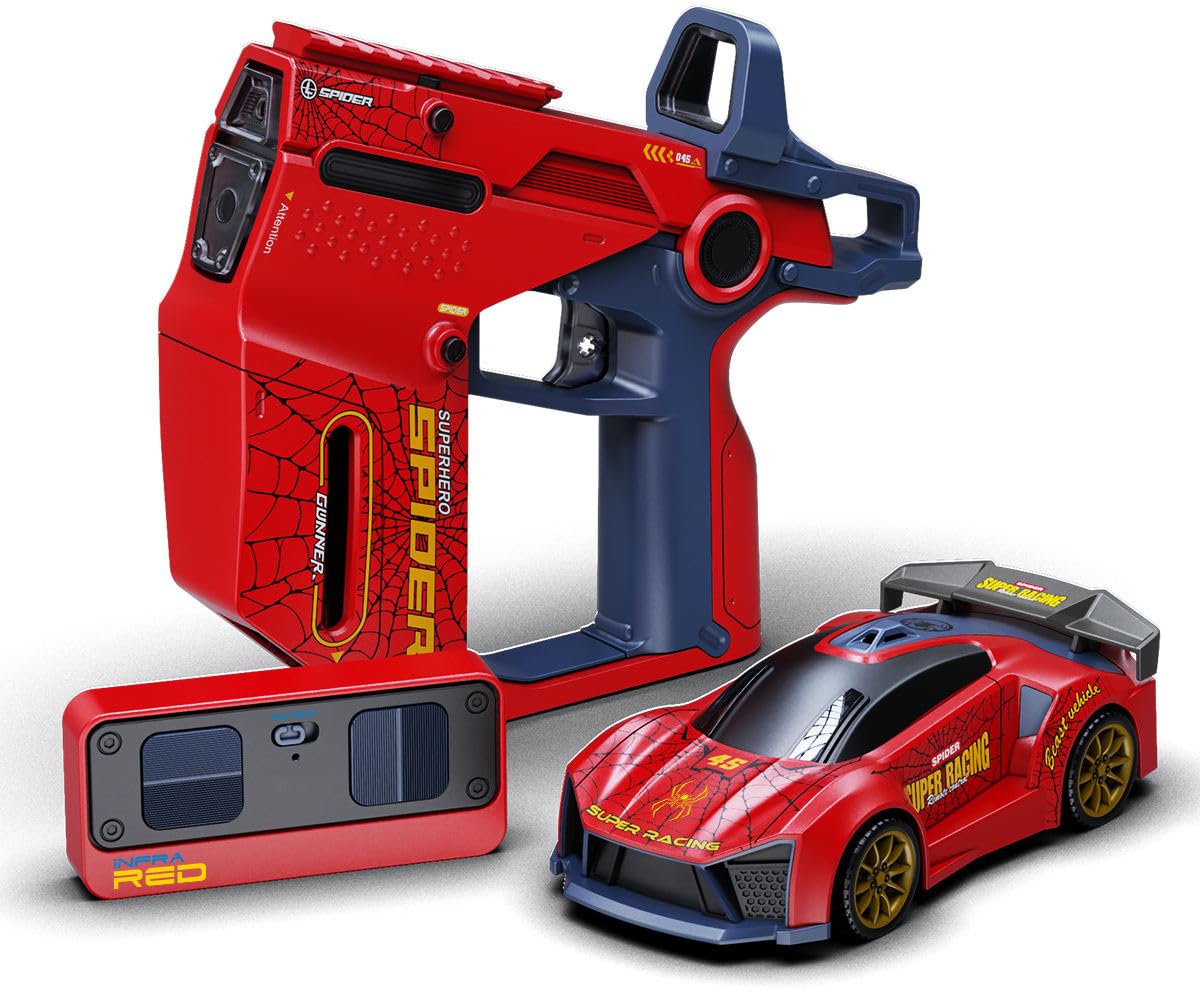 Infrared Laser Battle RC Car with Gun Controller, 2.4G Remote Control Racing Car Toy