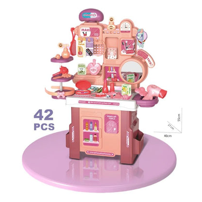 42 PCS Pretend Vanity Table Set – Makeup & Beauty Salon Toy for Girls