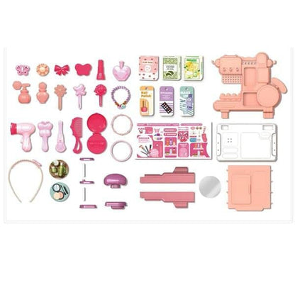 42 PCS Pretend Vanity Table Set – Makeup & Beauty Salon Toy for Girls