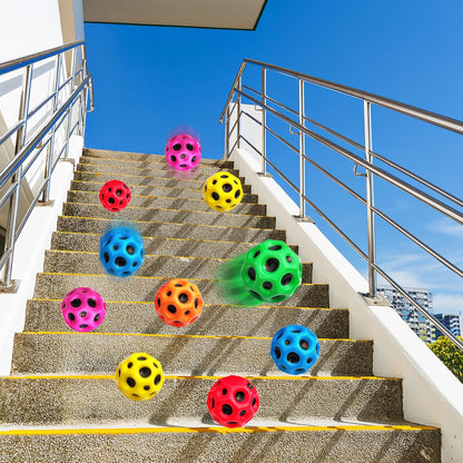 Super Bouncy Rubber Moon Ball – Soft Foam, Multicolor