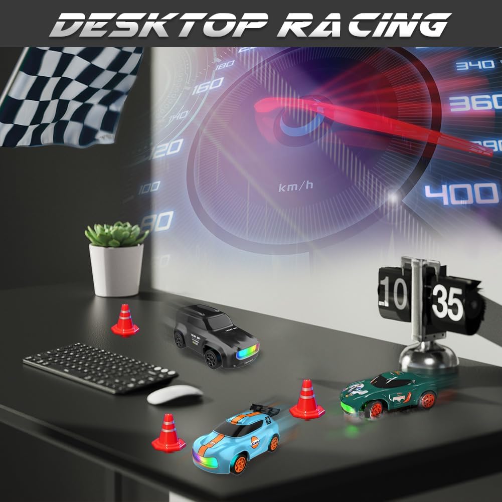 1:64 Scale, Rc Drifting Car Toy, Interchangeable Wheel Sleeves, 4 Light & 2 Speed Modes, MINI RC