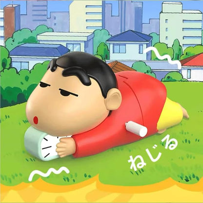 Crawling Shinchan Action Figure Movable Toy for Babies, Key Operated Wind Up Toys for Kids