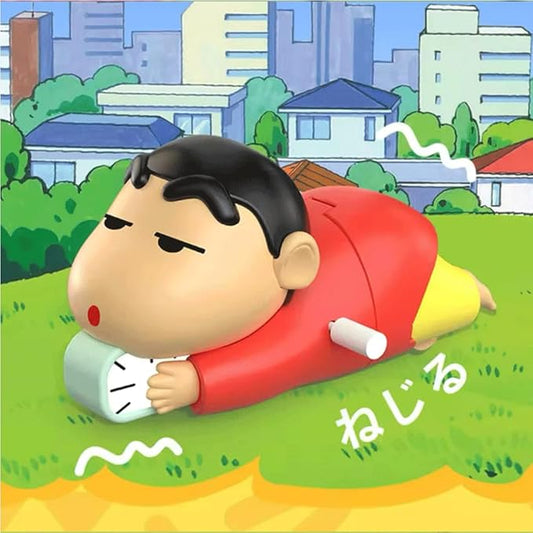 Crawling Shinchan Action Figure Movable Toy for Babies, Key Operated Wind Up Toys for Kids