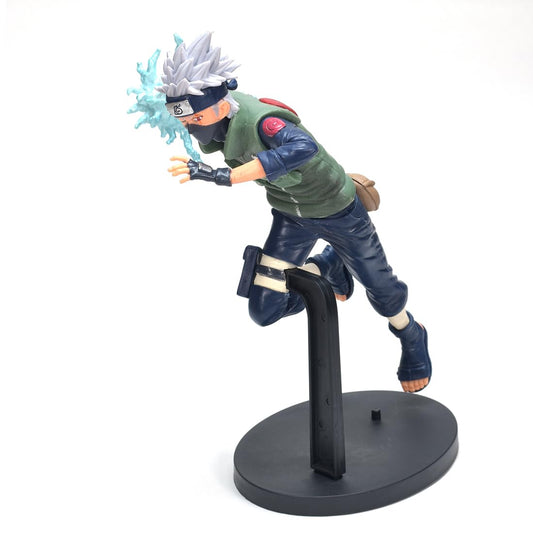 Premium Naruto Anime Kakashi Hatake Chidori Action Figure- Unlease The Power Of Highly Detailed Collectible With Dynamic Pose (Kakashi With Blue, 20Cm Height)