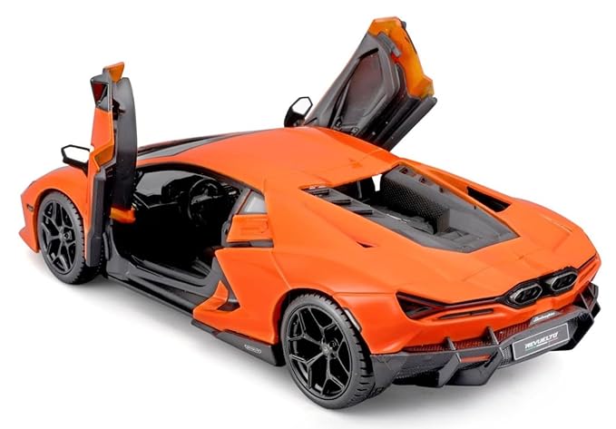 1/24 Scale Model Compatible with Lamborghini Revuelto Hybrid Sports Car Replica Miniature 2023 (Orange)