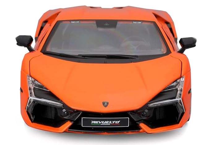 1/24 Scale Model Compatible with Lamborghini Revuelto Hybrid Sports Car Replica Miniature 2023 (Orange)