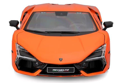 1/24 Scale Model Compatible with Lamborghini Revuelto Hybrid Sports Car Replica Miniature 2023 (Orange)