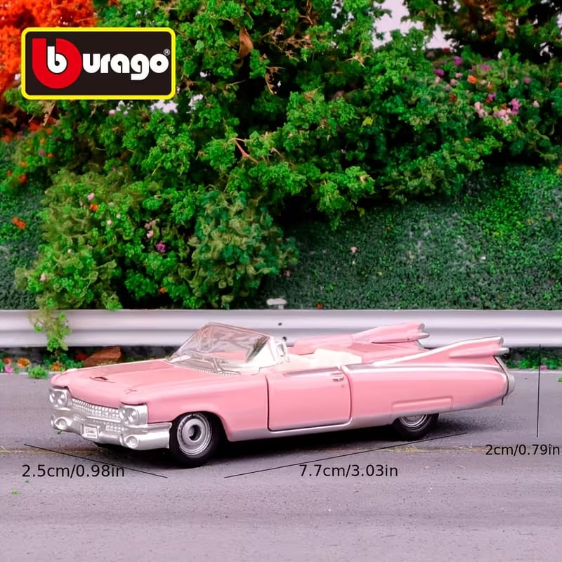 Official Bburago 52 1959 Cadillac Eldorado Biarritz - 1 : 64 Diecast Scale Model
