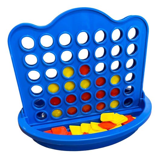 Plot-4 Game – 4-in-a-Row Family Strategy Board Game (Made in India)