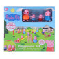 Pig Family Playground Park Set with Pig Family Figures, Slide, Swing, See-Saw, Easel Sets Pieces for Kids Playground Set for Kids.