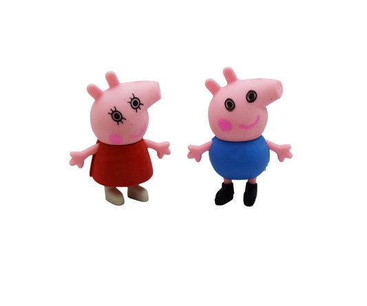 36 Pcs 3D Cartoon Peppa Pigs Erasers for Kids Gift Options Birthday Return Gifts