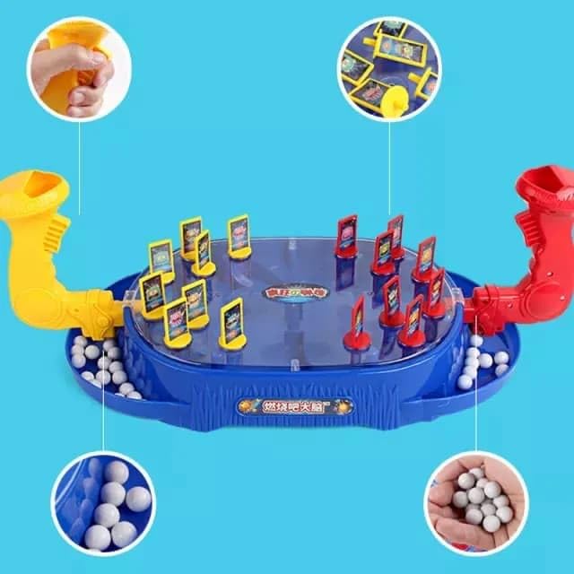 PAW Patrol Pinball Game Board, Kids Marble Shooting Game with Joystick, Interactive Table Game