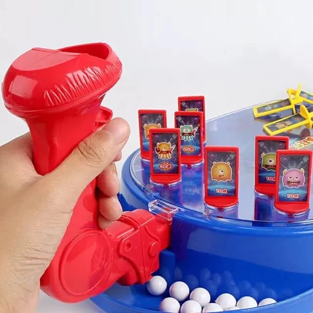 PAW Patrol Pinball Game Board, Kids Marble Shooting Game with Joystick, Interactive Table Game