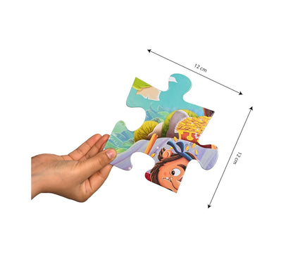 Masha and The Bear Wildlife Giant Floor Jigsaw Puzzle for Kids (24 Pieces)