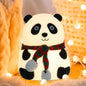 Cute Panda Night Light – USB Rechargeable Silicone Lamp