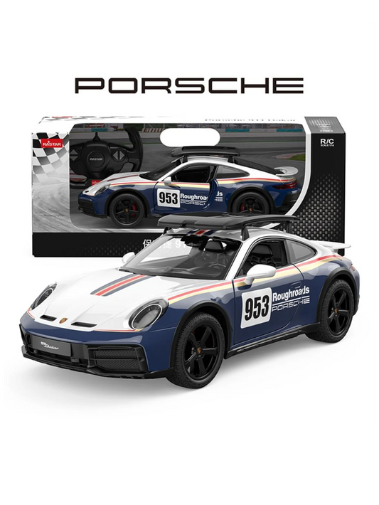 RASTAR Licensed Porsche 911 Dakar RC Car 1:14 Scale – Official Remote Control Racing Car