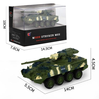Mini RC Military Tank – M1128 Stryker Remote Control Armored Vehicle