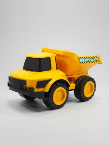Dumper Truck | YELLOW | Friction Powered Toy Truck for Kids