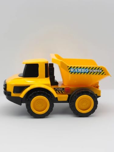 Dumper Truck | YELLOW | Friction Powered Toy Truck for Kids
