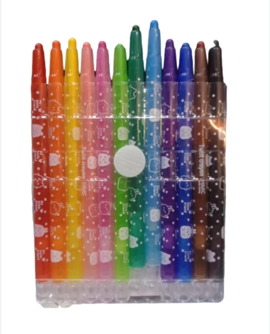 Twist Crayons For Kids, 12 Pcs Crayon Set, Coloring Kit, Multicolor