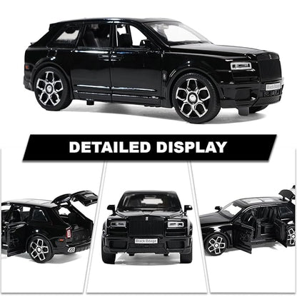 Metal Pull Back Diecast Car SUV 1:32 Big Rolls Royce CULLINAN Pull Back Car Model with Sound Light Boys Gifts Toys for Kids【Color As Per Stock】 (Rolls Royce Cullian)