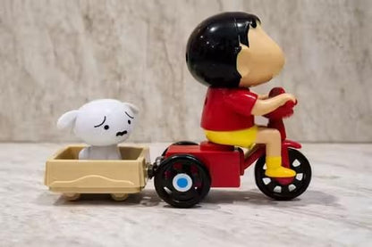 Viral Pull String Movable Shinchan Toy with Sheero Scooter