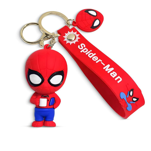 Spider Man RED Avengers Coffee Spider Cute keyrings Keychains For Girls, Boys School College Back Bag Keyrings Hangings, Birthday Celebrations Anniversary Special Festival Events Gifts