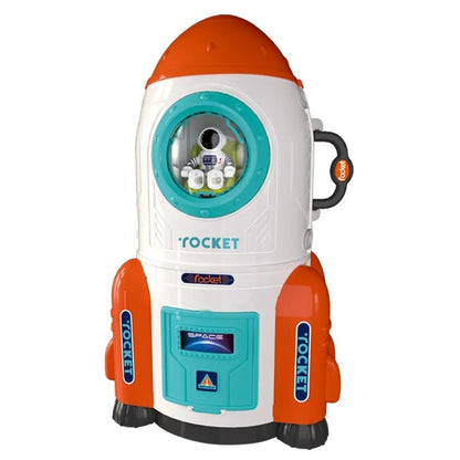 2-in-1 Space Rocket Toy Set – Educational Astronaut Playset for Kids (3–10 Years)