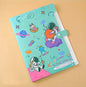 Astronaut Theme 6-Pocket File Folder – Green