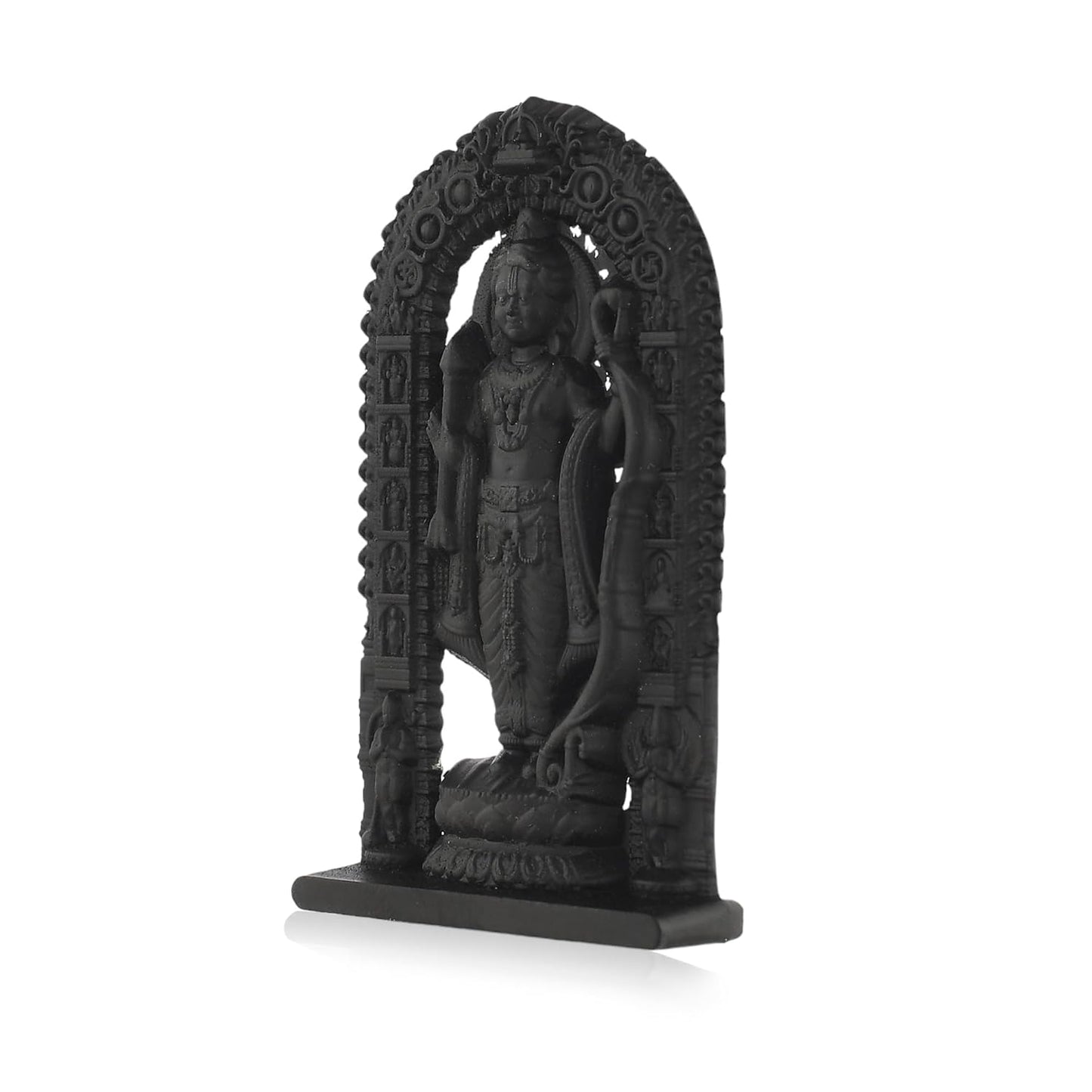 Ram Lalla Idol Ayodhya Metal Shree Ram Lalla Murti Ayodhya Ram Idol for Home Decor, Pooja, Temple Mandir Housewarming Gifts Unique Set of 1 (Height - 2.7 Inch)