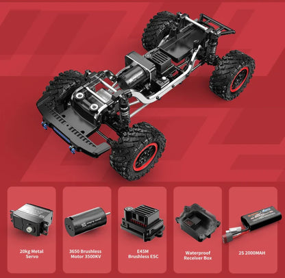MJX Hyper Go H12P 1/12 Ford Licensed RC Crawler – Bronco Baja 1000 Brushless 4WD RTR |