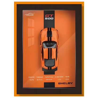 3D Supercar Wooden Frame – Luxury Car Wall Decor/ Collectibles