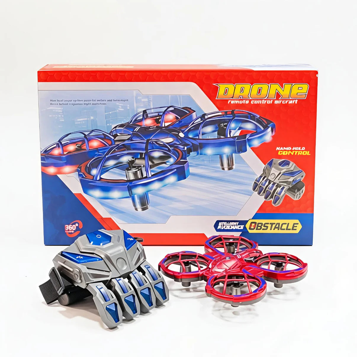 Gesture Control RC Drone with 360° Stunt & Obstacle Avoidance